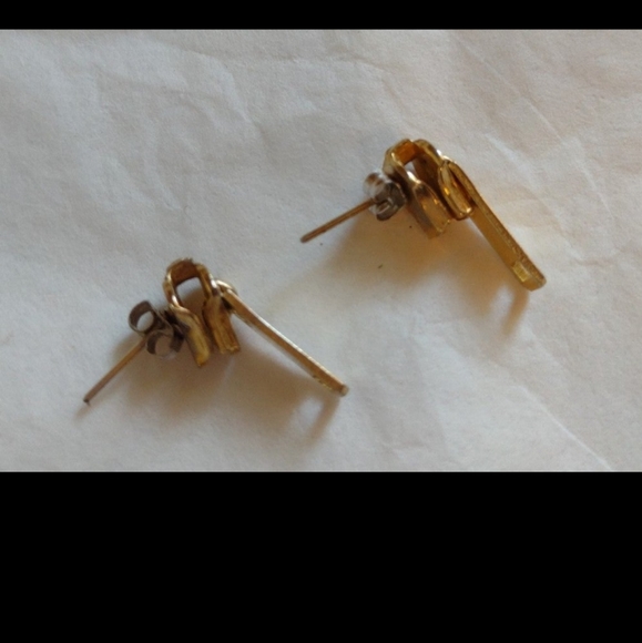 Vintage cute zipper earrings - Picture 3 of 3